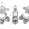 Маятникова форсунка кінцева 0-100/GW08/K (Система Arag)