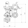 Форсунка 5-позиційна AP0-100/G9 (Стандарт Arag)