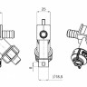 Корпус розпилювача кінцевий 0-100/08/K PRO (Стандарт Arag)